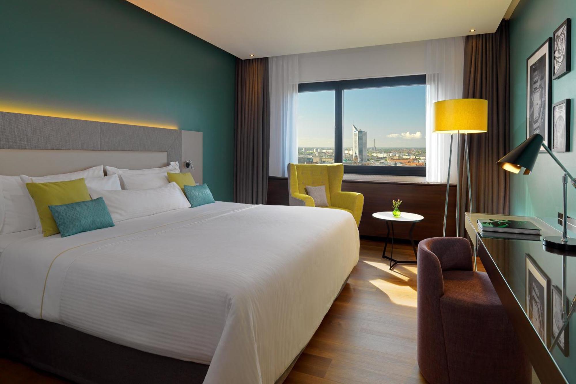 Grand Deluxe Kamer met Kingsize Bed en Uitzicht op de Stad - Hoge Verdieping
